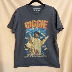 The Notorious B.I.G. Men’s M Charcoal Graphic Tee